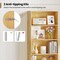 Modern 6 Tier Bookshelf Open Storage Display Shelf Freestanding Bookcase